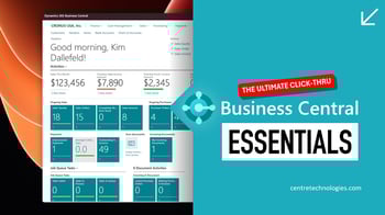 Business Central Essentials - Navigation 101